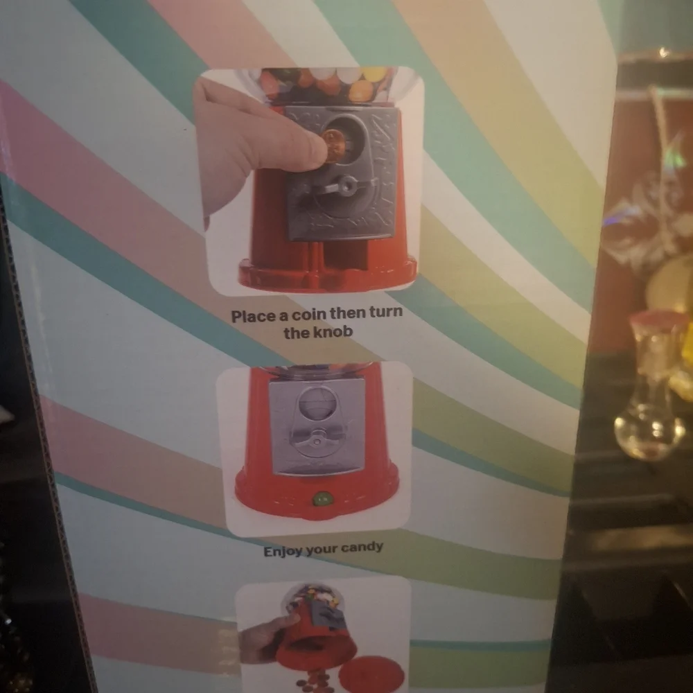 Classic Red Gumball Machine Party Dispenser